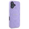 Guess GUHMP16SPSAPSMEU iPhone 16 6.1 fioletowy/purple hardcase Saffiano Peony Classic Logo MagSafe