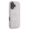 Guess GUHMP16MPSAPSMEP iPhone 16 Plus6.7 różowy/pink hardcase Saffiano Peony Classic Logo MagSafe