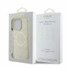 Guess GUHMP16LPSAPSMED iPhone 16 Pro 6.3 złoty/gold hardcase Saffiano Peony Classic Logo MagSafe