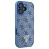 Guess GUHCP16SP4TDPB iPhone 16 6.1 niebieski/blue hardcase Leather 4G Triangle Strass