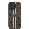Guess GUHMP16LP4RPSW iPhone 16 Pro 6.3 brązowy/brown hardcase 4G Printed Stripes MagSafe
