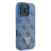 Guess GUHCP16LP4TDSCPB iPhone 16 Pro6.3 niebieski/blue hardcase Leather Metal Logo Strass Crossbody