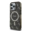 Guess GUHMP16LH4DTEW iPhone 16 Pro 6.3 brązowy/brown hardcase IML 4G Background MagSafe
