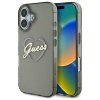 Guess GUHCP16MHCHGSPK iPhone 16 Plus6.7 czarny/black hardcase IML Heart