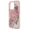 Guess GUHMP16XHFWBDCEP iPhone 16 Pro Max6.9 różowy/pink hardcase IML Flower & Tonal Circle MagSafe