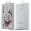 Guess GUHMP16SLFMWTP iPhone 166.1 różowy/pink hardcase Liquid Glitter Flower MagSafe