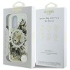 Guess GUHMP16SLFMWTE iPhone 166.1 beżowy/beige hardcase Liquid Glitter Flower MagSafe