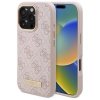 Guess GUHMP16XU4GPRP iPhone 16 Pro Max 6.9 różowy/pink hardcase 4G Logo Plate MagSafe