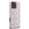 Guess GUHMP16LPGPYSP iPhone 16 Pro 6.3 różowy/pink hardcase Peony Script Logo MagSafe