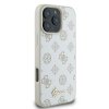 Guess GUHMP16LPGPYSH iPhone 16 Pro6.3 biały/white hardcase Peony Script Logo MagSafe