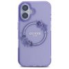 Guess GUHMP16SHFWFCU iPhone 166.1 fioletowy/purple hardcase IML Flowers Wreath MagSafe