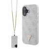 Guess GUHCP16SP4TDSCPP iPhone 166.1 różowy/pink hardcase Leather Metal Logo Strass Crossbody