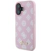 Guess GUHMP16MPGPYSP iPhone 16 Plus6.7 różowy/pink hardcase Peony Script Logo MagSafe