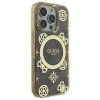 Guess GUHMP16XH4PYEEW iPhone 16 Pro Max  6.9 brązowy/brown hardcase IML Peony On 4G Background MagSafe