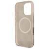 Guess GUHMP16XH4PYEEW iPhone 16 Pro Max  6.9 brązowy/brown hardcase IML Peony On 4G Background MagSafe