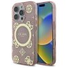Guess GUHMP16LH4PYEEP iPhone 16 Pro 6.3 różowy/pink hardcase IML Peony On 4G Background MagSafe