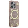 Guess GUHMP16LH4PYEEP iPhone 16 Pro 6.3 różowy/pink hardcase IML Peony On 4G Background MagSafe