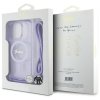 Guess GUHMP16XHCTSGNSU iPhone 16 Pro Max 6.9 fioletowy/purple hardcase Crossbody Cord Script MagSafe