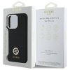 Guess GUHCP16LM4DGPK iPhone 16 Pro 6.3  czarny/black hardcase Silicone Logo Strass 4G