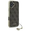 Guess GUHCP16MGF4GBR iPhone 16 Plus 6.7 brązowy/brown hardcase 4G Charms Collection