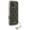 Guess GUHCP16LGF4GBR iPhone 16 Pro 6.3  brązowy/brown hardcase 4G Charms Collection