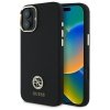 Guess GUHCP16SM4DGPK iPhone 16 6.1      czarny/black hardcase Silicone Logo Strass 4G