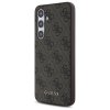Guess GUHCS24FEG4GFBR S24 FE S721        brązowy/brown hardcase 4G Metal Gold Logo