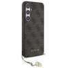 Guess GUHCS24FEGF4GBR S24 FE S721        brazowy/brown hardcase 4G Charms Collection