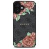 Guess GUHMP16SP4ROPEMCK iPhone 16 6.1   czarny/black hardcase 4G Flowers Print MagSafe