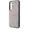 Etui Guess 4G Round Patch Classic Logo   MagSafe do Samsung Galaxy S25 różowy