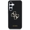Etui Guess Silicone Big 4G Logo Bottom   Script Samsung Galaxy S25 czarny