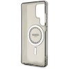Etui Guess Rhinestones Printed Classic Logo MagSafe Samsung Galaxy S25 Ultra czarny