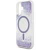 Etui Guess HC Resin Bottom Glitter do    iPhone 16 MagSafe fioletowy