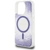 Etui Guess HC Resin Bottom Glitter do    iPhone 16 Pro MagSafe fioletowy