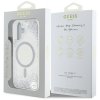 Etui Guess HC Resin Bottom Glitter do    iPhone 16 MagSafe srebrny