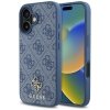 Etui Guess HC PU 4G Small 4G and Classic do iPhone 16 MagSafe niebieski