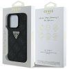 Etui Guess Hot Stamp 4G Pattern Triangle Metal Logo do iPhone 16 Pro Max czarny