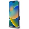 Etui Guess Hot Stamp 4G Pattern Triangle Metal Logo do iPhone 16 Pro fioletowy