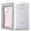 Etui Guess IML Metal Mountain Logo       MagSafe do iPhone 16 różowy