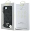 Etui Guess 4G Ring Triangle Logo MagSafe do iPhone 16e czarny