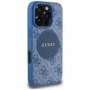 Etui Guess 4G Circle Classic Logo        MagSafe do iPhone 16 Pro niebieski