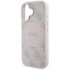Etui Guess 4G Circle Classic Logo        MagSafe do iPhone 16 różowy