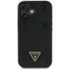 Etui Guess Grained Hot Stamp Peony       Triangle Logo MagSafe do iPhone 16 czarny