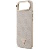 Etui Guess 4G Triangle Logo MagSafe do   iPhone Air różowy złoty