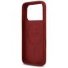 Etui Guess Silicone Script Metal Logo    MagSafe do iPhone 17 Pro magenta