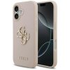 Etui Guess Grained Big 4G & Classic Logo do iPhone 17 różowy