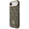Etui Guess 4G Strass Logo MagSafe do     iPhone Air brązowy
