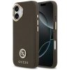Etui Guess Grained Strass Logo MagSafe   do iPhone 17 brązowy
