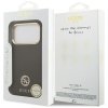 Etui Guess Grained Strass Logo MagSafe   do iPhone 17 Pro brązowy
