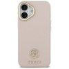 Etui Guess Grained Strass Logo MagSafe   do iPhone 17 różowy
